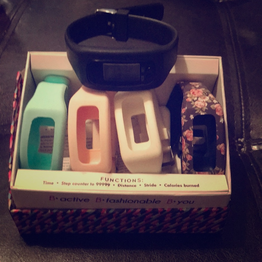 B Fit watch. 5 bands original box.
